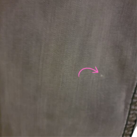 ROCK REVIVAL Gray Ben Straight Leather Detail Jeans Mens 36 Rebel Biker 90's - Picture 16 of 16